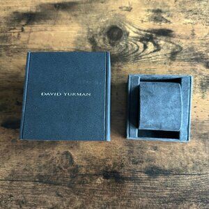 David Yurman Empty Black Leather Bracelet Box